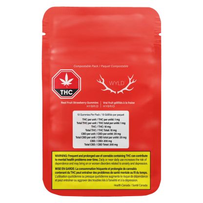 Real Fruit Strawberry 20:1 CBD Gummies (Wyld)