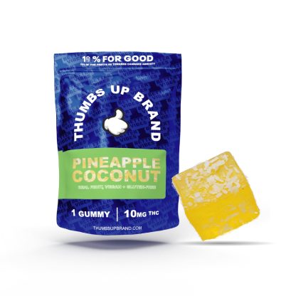 Pineapple Coconut THC Gummy (Thumbs Up Brand)