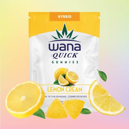 Lemon Cream Quick Acting Gummies (Wana)