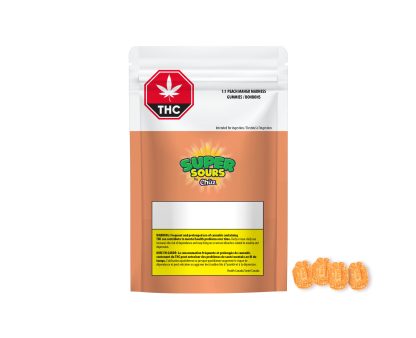 Super Sours 1:1 Peach Mango Madness Gummies (Chuz)