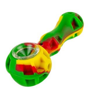 Tie Dye Silicone Glass Bowl Pipe