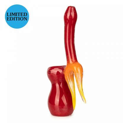 Red Eye Red Flame Bubbler