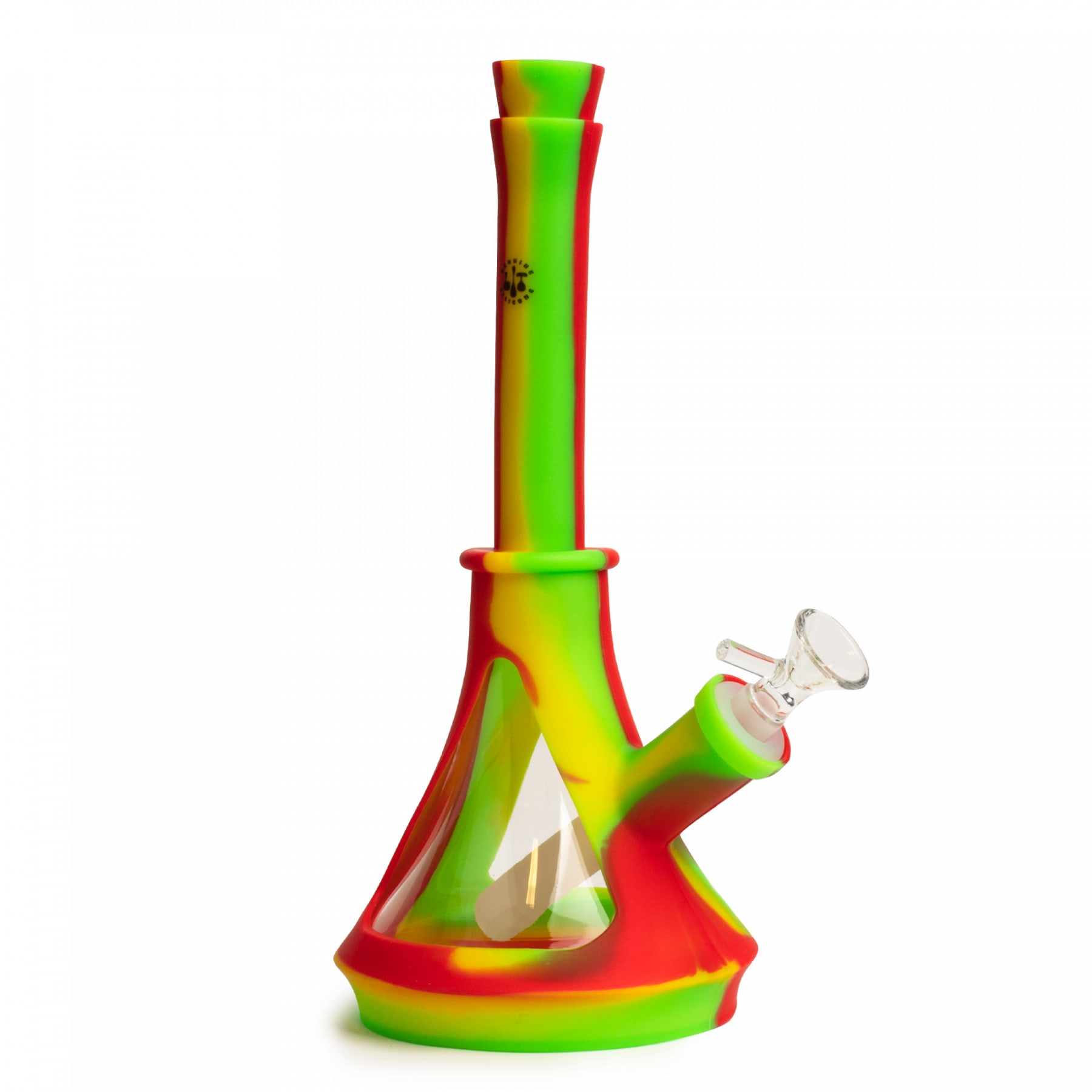 10" Glass Chamber Beaker Tube Rasta