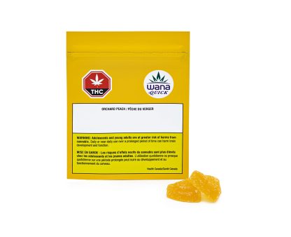 Orchard Peach Quick Acting Gummies OB (Wana)