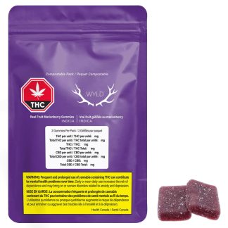 WYLD Real Fruit Marionberry Gummies (Wyld)