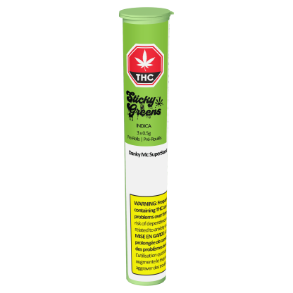 Danky Mc Super Stank (Sticky Greens) Pre-Roll