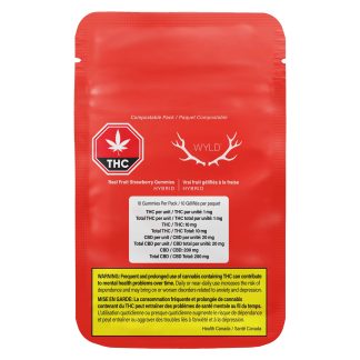 WYLD Real Fruit Strawberry CBD Gummies (Wyld)