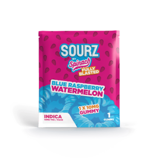 Fully Blasted Blue Raspberry Watermelon Gummy (Sourz by Spinach)
