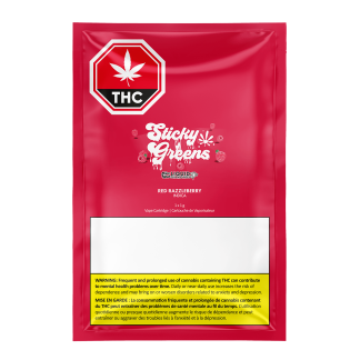 Red Razzleberry Liquid Diamond 510 Cart (Sticky Greens)