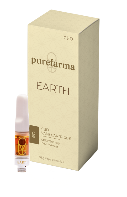 CBD Earth (Purefarma) 510 Vape Cart