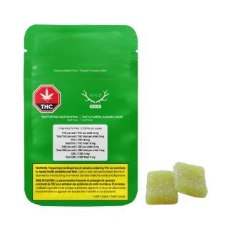 WYLD Real Fruit Sour Apple Gummies (Wyld)