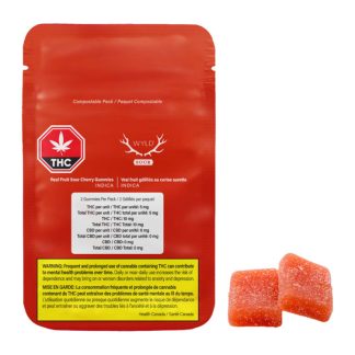 WYLD Real Fruit Sour Cherry Gummies (Wyld)