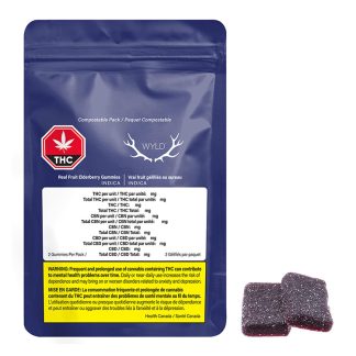 WYLD Real Fruit Elderberry 2:1 CBN Gummies (Wyld)