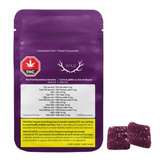 Wyld Real Fruit Boysenberry CBN Gummies (WYLD)