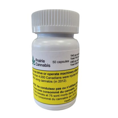 CBD Capsules - 50 x 30mg (Prairie Cannabis)