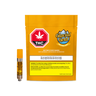 Anytime 1:1 Fuzzy Mango 510 Vape Cart - 1g (Glacial Gold