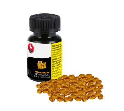 Mega Pack THC:CBD Balanced Softgels - 100 x 10mg (Tweed)