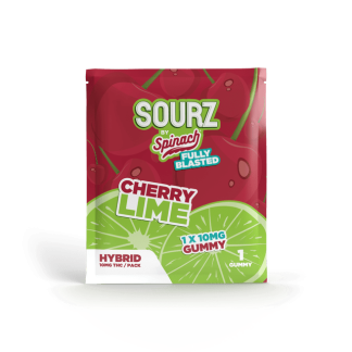 Fully Blasted Cherry Lime Gummy (Sourz by Spinach)