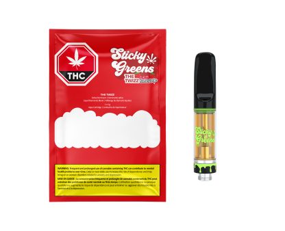The Twizz Liquid Diamonds 510 Cart - 1g (Sticky Greens)