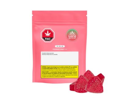 Quick Strawberry Sorbet 1:1:1 Gummies (Wana)