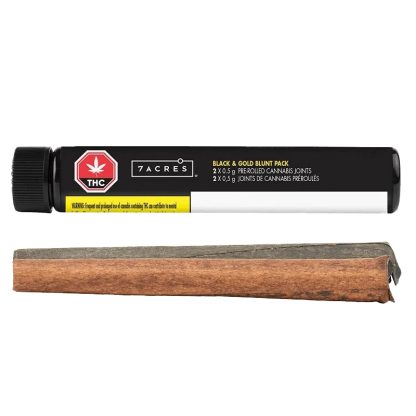 Black & Gold Blunt Pack - 2 x 0.5g (7 Acres)