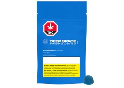 Blue Sourberry THC + Caffeine Gummy - 1 x 10mg (Deep Space)