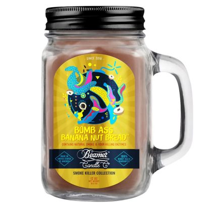 Candle - Bomb Ass Banana Nut Bread Large Mason Jar