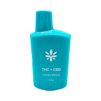 3:2 THC:CBD Lychee Breeze Disposable Vape - 2g (Tytan Mega Effects)