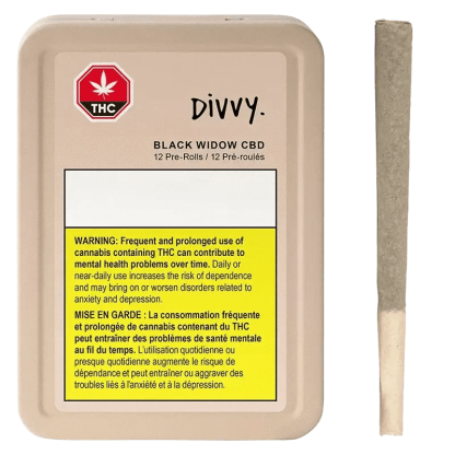 Black Widow CBD P/R - 12 x 0.35g (Divvy)