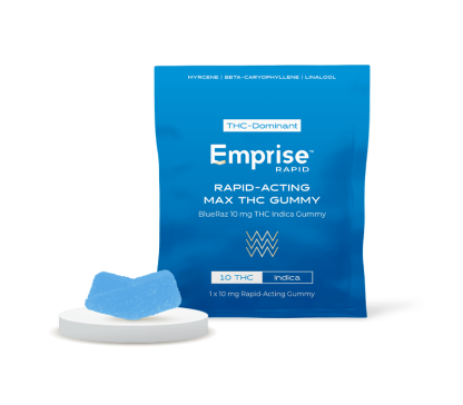 BlueRaz Rapid Indica Gummy - 1 x 10mg (Emprise Rapid)