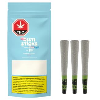 Carnival Clouds Kief Coated Infused Disti Sticks (Sticky Greens) Pre-Roll