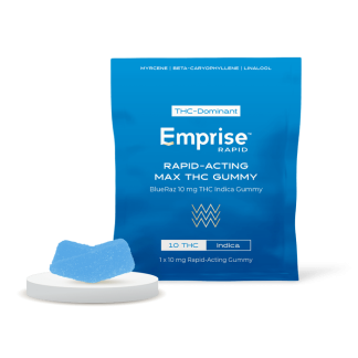 BlueRaz Rapid Indica Gummy - 1 x 10mg (Emprise Rapid)