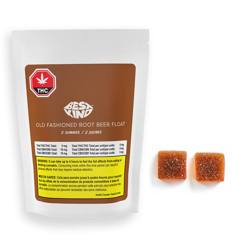 Old Fashioned Root Beer Float Gummies CBD:CBN - 2 x 5mg (Best Kind)