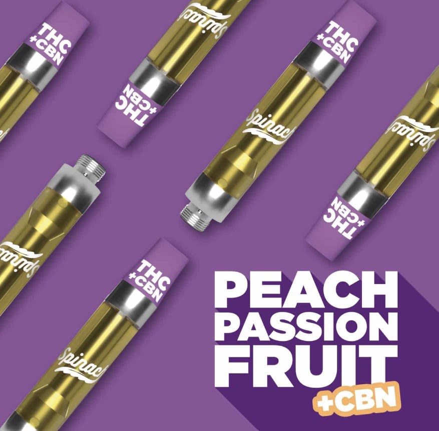 Peach Passionfruit Kush 10:1 CBN Cart - 1.2g (Spinach)