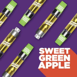 Sweet Green Apple Liquid Diamond 510 Vape Cart - 1g (Spinach)
