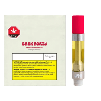 Strawberry Cough 510 Vape Cart - 1g (Back Forty)