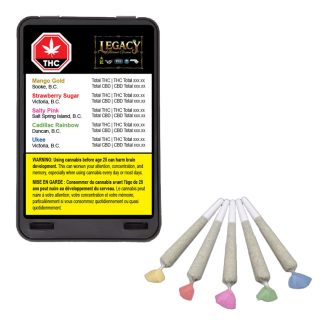 Legacy Island Grown Variety Pack P/R - 5 x 0.7g (Papa Joe's Organics)