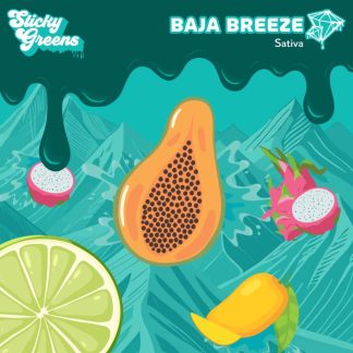 Baja Breeze Liquid Diamonds Disposable Vape - 0.95g (Sticky Greens)