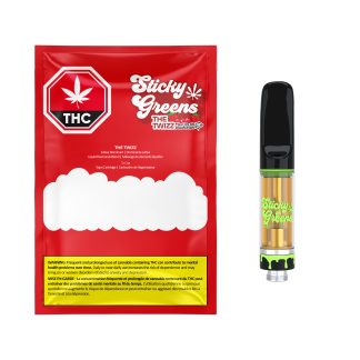 The Twizz Liquid Diamonds 510 Cart - 1g (Sticky Greens)