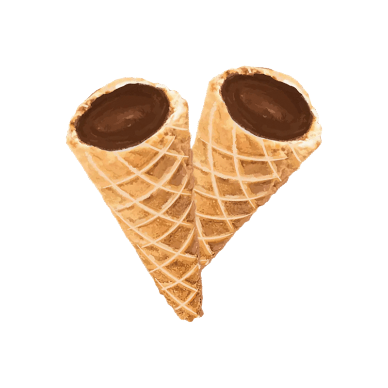 Live Rosin Milk Chocolate Waffle Cones - 2 x 5mg (A-Ha!)