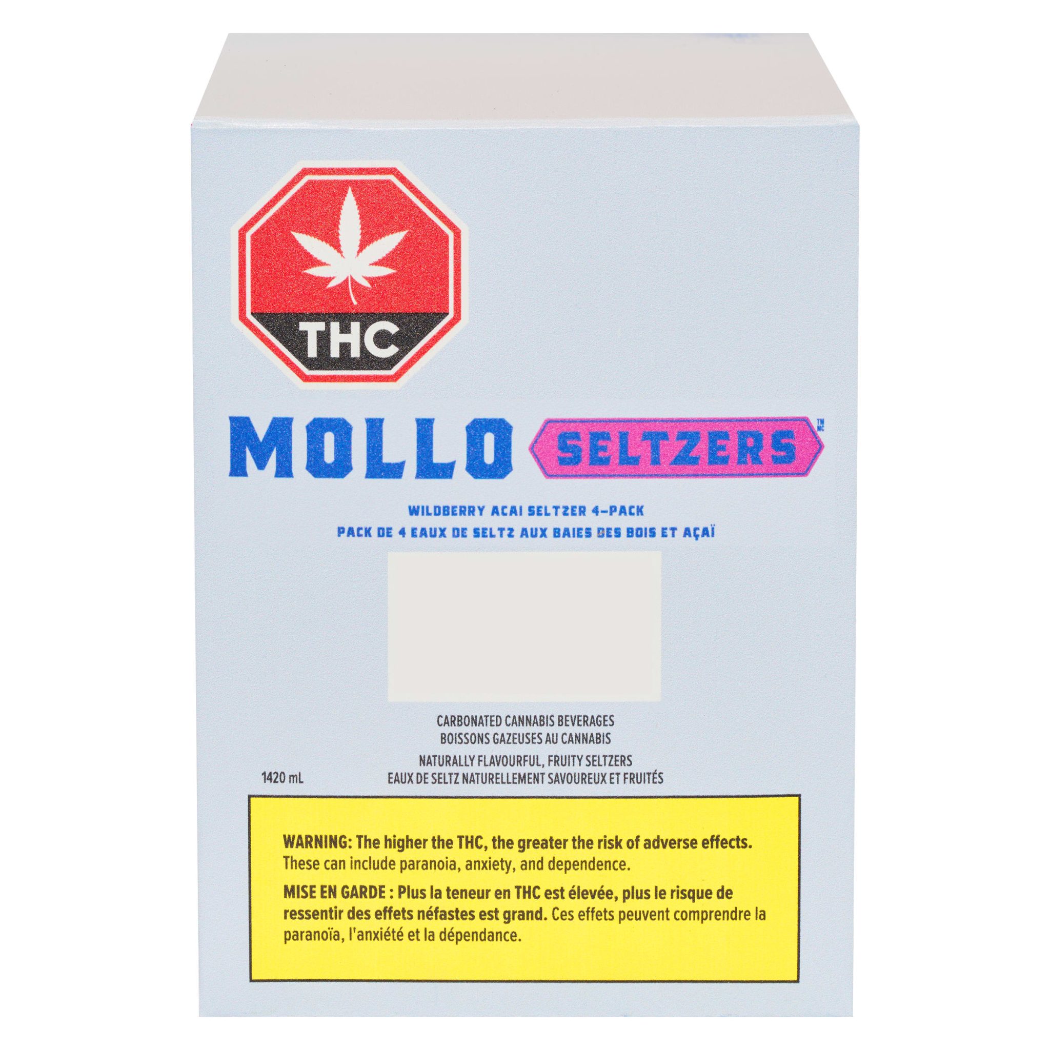 4 Pack Mollo Wildberry Acai Seltzer (Mollo Seltzer)