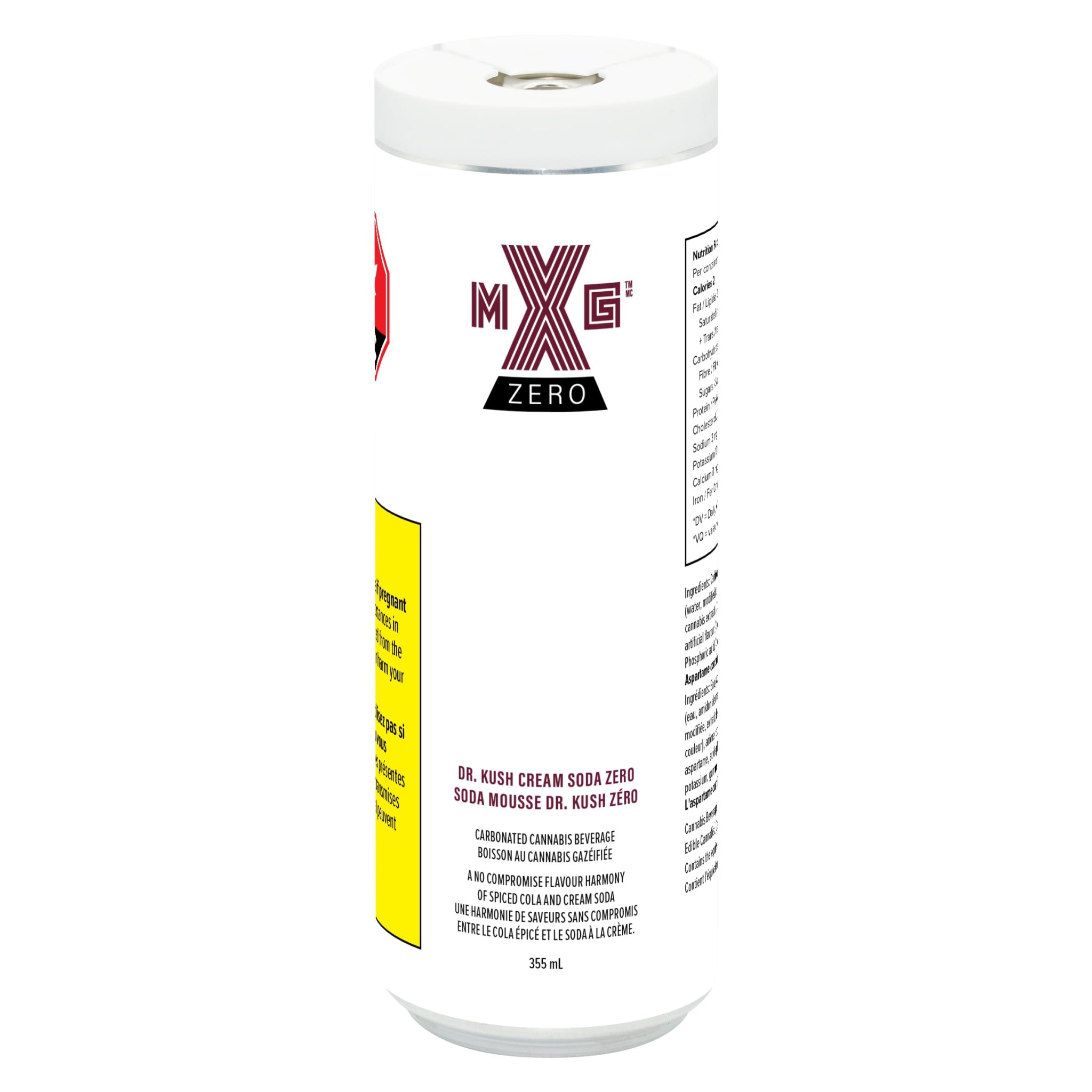 Dr Kush Cream Soda Zero - 355ml (XMG)