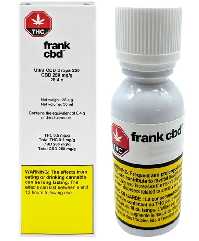 Ultra CBD Drops 250 - 30ml (Frank CBD)