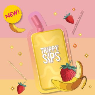 Strawnana Freeze Liquid Diamonds Disposable Vape - 0.95g (Trippy Sips)