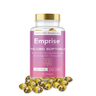 Emprise THC:CBD Balanced Softgels - 15 x 10mg (Emprise)