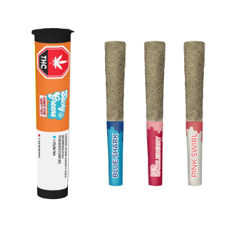 Corner Store Variety Pack Infused P/R - 3 x 0.5g (Sticky Greens)