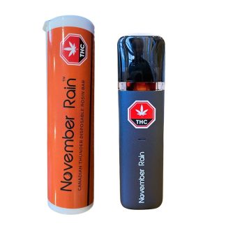 Canadian Thunder Rosin Bar Disposable Vape - 1g (November Rain)