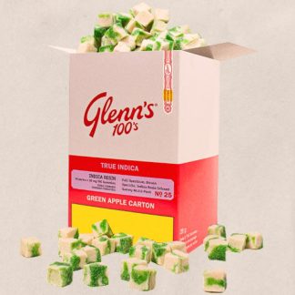 True Indica Resin Green Apple No 25 Gummies - 10 x 10mg (Glenn's)
