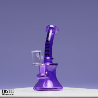 Purple Mini Dab Rig 7"
