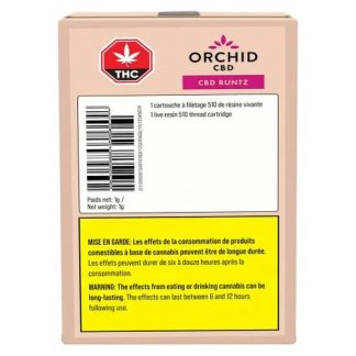 CBD RNTZ Live Resin Vape Cart - 1g (Orchid)